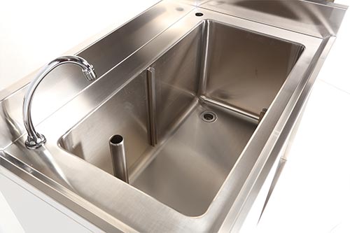 Lavello inox su misura