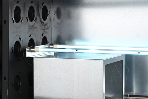 Kitchen hood uv system